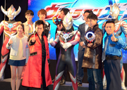 The main actors of Ultraman Orb participated in the production press conference.