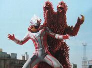 Mebius vs King Pandon