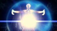 Ultraman Zero uses energy from the Plasma Spark to create the Zero Twin Sword.