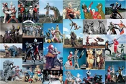 TsuburayaWorld.jpg (281 KB) Gambar yang merangkumi kesemua siri Tsuburaya yang terawal