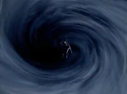 Asuka/Dyna disedut masuk ke dalam lohong hitam