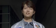 Sugiura as Musashi Haruno in Ultraman Cosmos vs. Ultraman Justice: The Final Battle