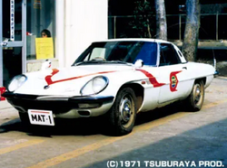 自動車 MAT VEHICLE RETURN OF ULTRAMAN 1971 Return of Ultraman `Matt Vehicle` with stabilizer (Diecast