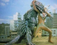 Ultraman Taro vs Gongoros