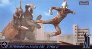 Ultraman Jack vs Zetton Alien Bat
