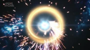 Orb muncul dari lingkaran transformasi Seven