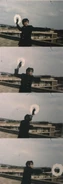 A screenshot from Anno's 8mm film Nakamuraider in 1978[10][11]