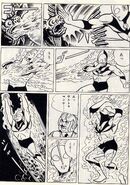 Pesta 08.jpg (815 KB) Round 2: Ultraman kicked Pestar and then chopped it, but was exposed to Pestar's flames from a close distance, and his whole body had been covered with flames.