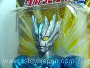 Versi tahun 2012 Ultraman Saga. Bandai menggunakan pengemasan tahun 2009.