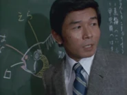 Ishimaru as Professor Nakamoto in Ultraman Leo