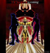 Absolute Titan (left) with Absolute Tartarus and other members of The Kingdom in a teaser poster released after Ultra Galaxy Fight: The Absolute Conspiracy