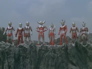 The Showa Ultras, excluding Leo, Astra, 80 and Yullian