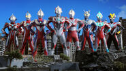Ultraman, Tiga, Zero, Nexus, Max, Ginga, Victory & X