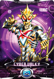 Ultraman X Cyber Valky Card