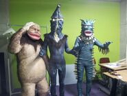 Ragon, Kemur man and M1 behind the scenes in Ultra Zone.