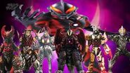 All the evil fusions of Ultraman Belial