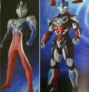 Ultraman Orb Emerium Slugger (Left), Lightning Attacker (Right)