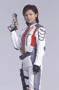 Takami as Rena Yanase in Ultraman Tiga: The Final Odyssey