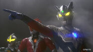 Mirror Knight, Glen Fire & Ultraman Zero