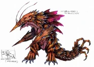 Evil-saurus, later becoming the prototype for Bazanga.[6]