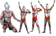 Return of Ultraman Suit Variations