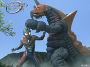 Kugutsu Vakishim VS Ultraman Dyna