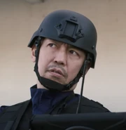 Male Commander, he is played by Tomokazu Koshimura (越村 友一, Koshimura Tomokazu).