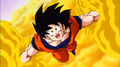 Goku flying while in the Other World