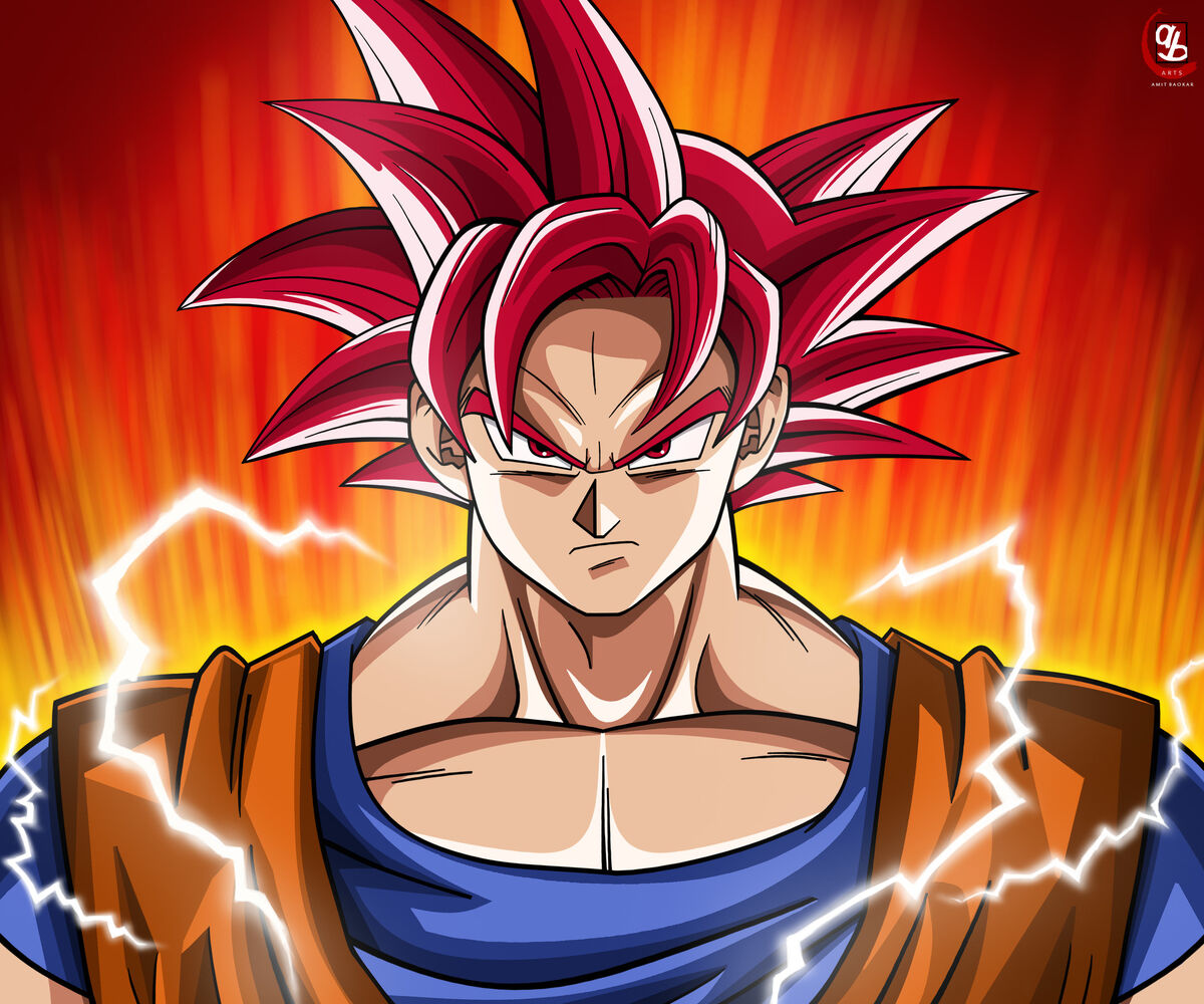 ArtStation - Goku Super Saiyan 3 Illustration - Buu Saga