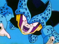 The Cell Jr. attacking Gohan