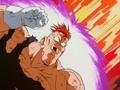 Recoome prepares to smash Goku