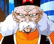 Creepy Dr Gero's first appearence as an android.