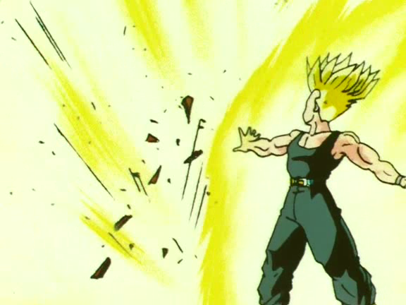 Trunks do Futuro, Battle Scenes