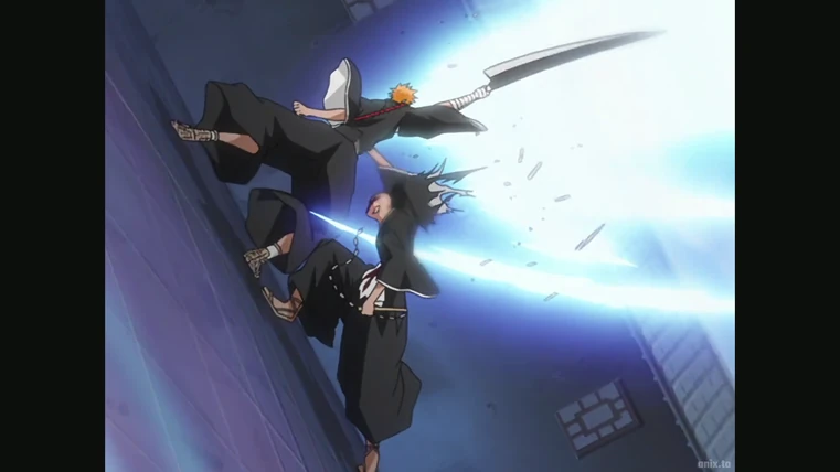 Ichigo Getsuga Tensho vs Ikkaku