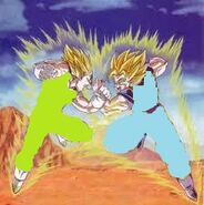 Goblu fighting Majin gokan