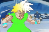 Gotek as a Shining Super Saiyan.