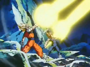 VegetaAndGokuFireBlasts