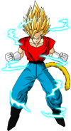 Bage as a Super Saiyan 2