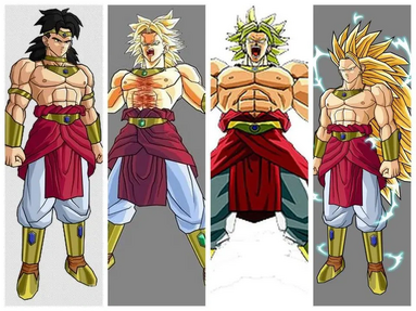 Broly's transformations