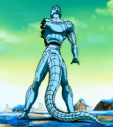 Meta Cooler before he uses Nano-regeneration to grow back his arm
