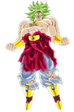 Super Saiyan 5 Book. - Legendary Super Saiyan 5 Broly (DBS) and