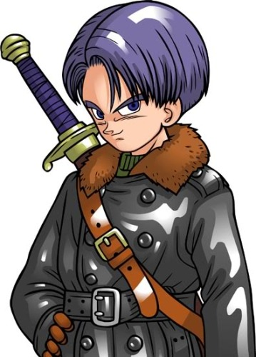 Did the future Trunks undergo the same transformation as Broly in