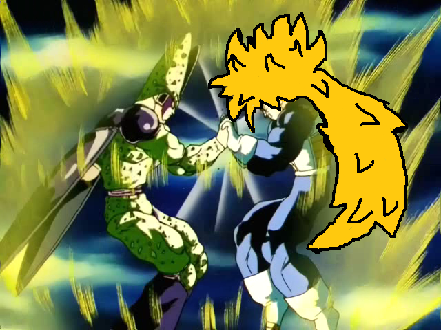 Trunks Futuro SSJ2 vs Dabura - Manga extra Dragon Ball Super a COLOR 