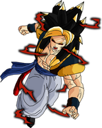 Alpha as a Super Saiyan