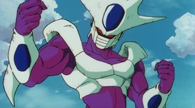 Cooler shows off his power to Goku