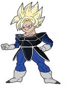 Cucamba as a child saiyan