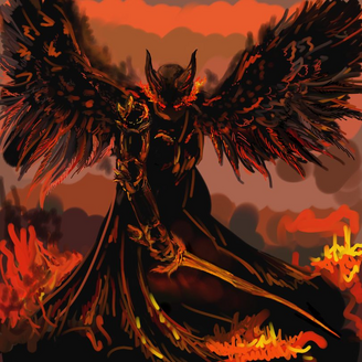 KING - The FIRE demon from the Sky