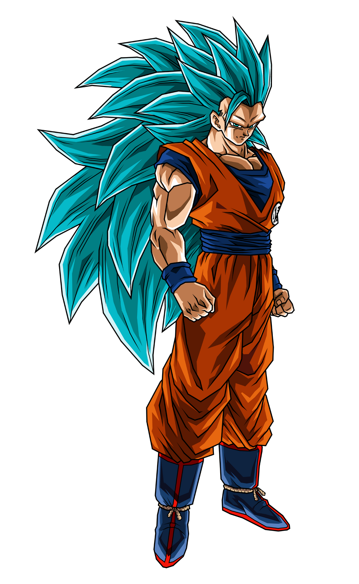 Goku Super Saiyan Blue 3 vs Vegeta Super Saiyan Blue Evolution 