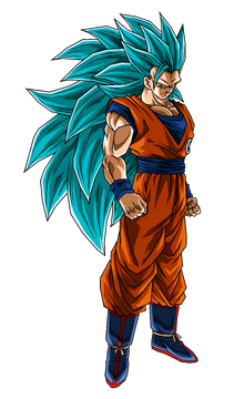 Super Saiyan Blue 3, Ultra Dragon Ball Wiki, imagem do goku super