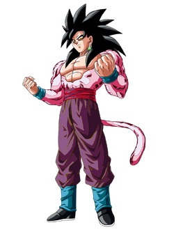 Black Goku SSJ 4, png